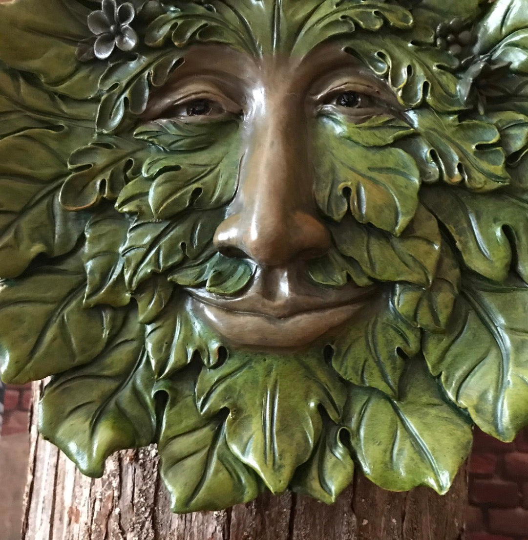 Greenman figure for your lawn decor fairy garden green man garden decoration