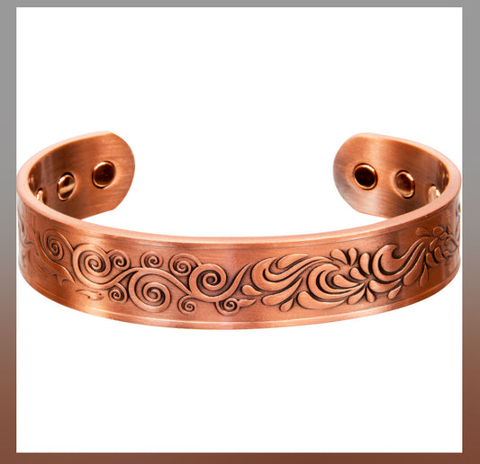 Stunnning Magnetic Copper bracelet - FOUR ELEMENTS
