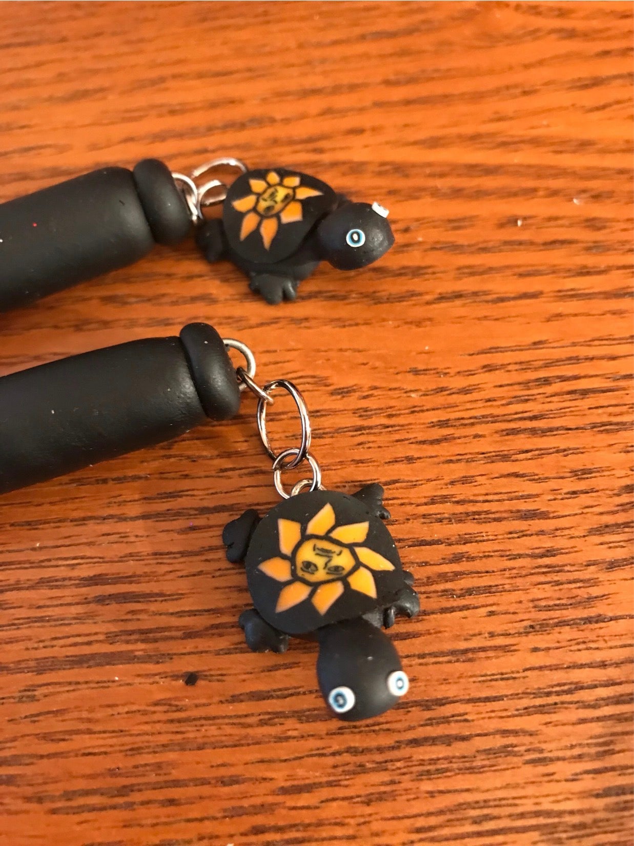 Inkcantations!! Black Turtle refillable polymer clay pens.