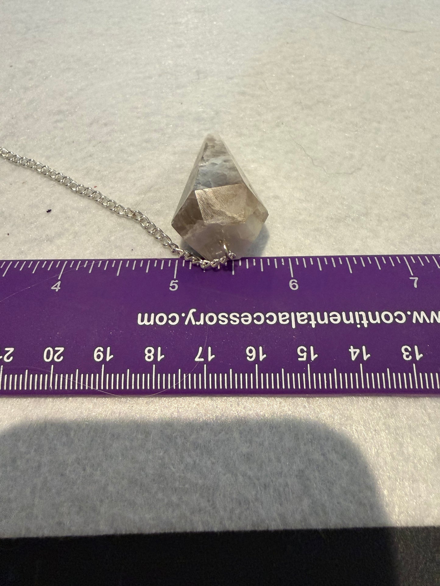 WOW! Rainbow moonstone Pendulum for meditation, dowsing, Reiki etc
