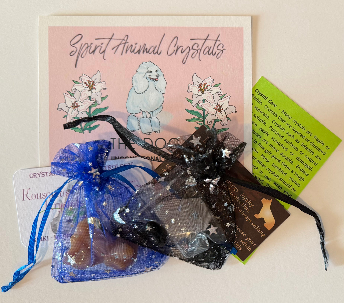 Spirit animal crystal gift set - The Dog