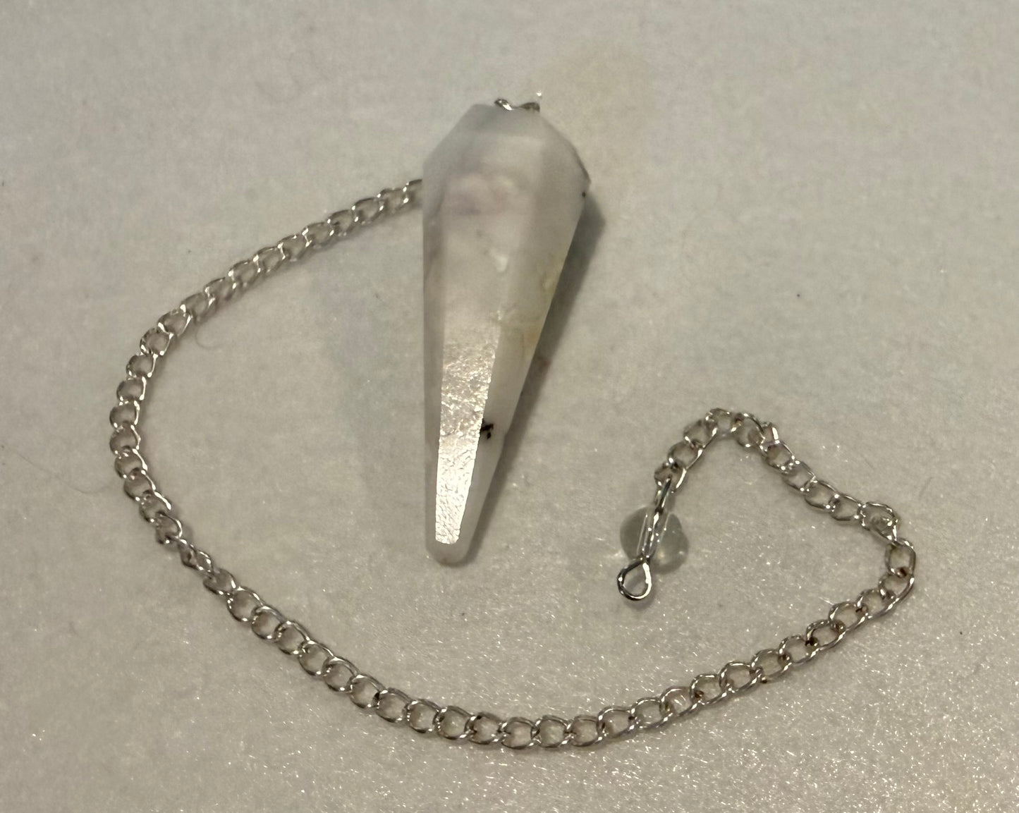 Rainbow moonstone Pendulum for meditation, dowsing, Reiki etc