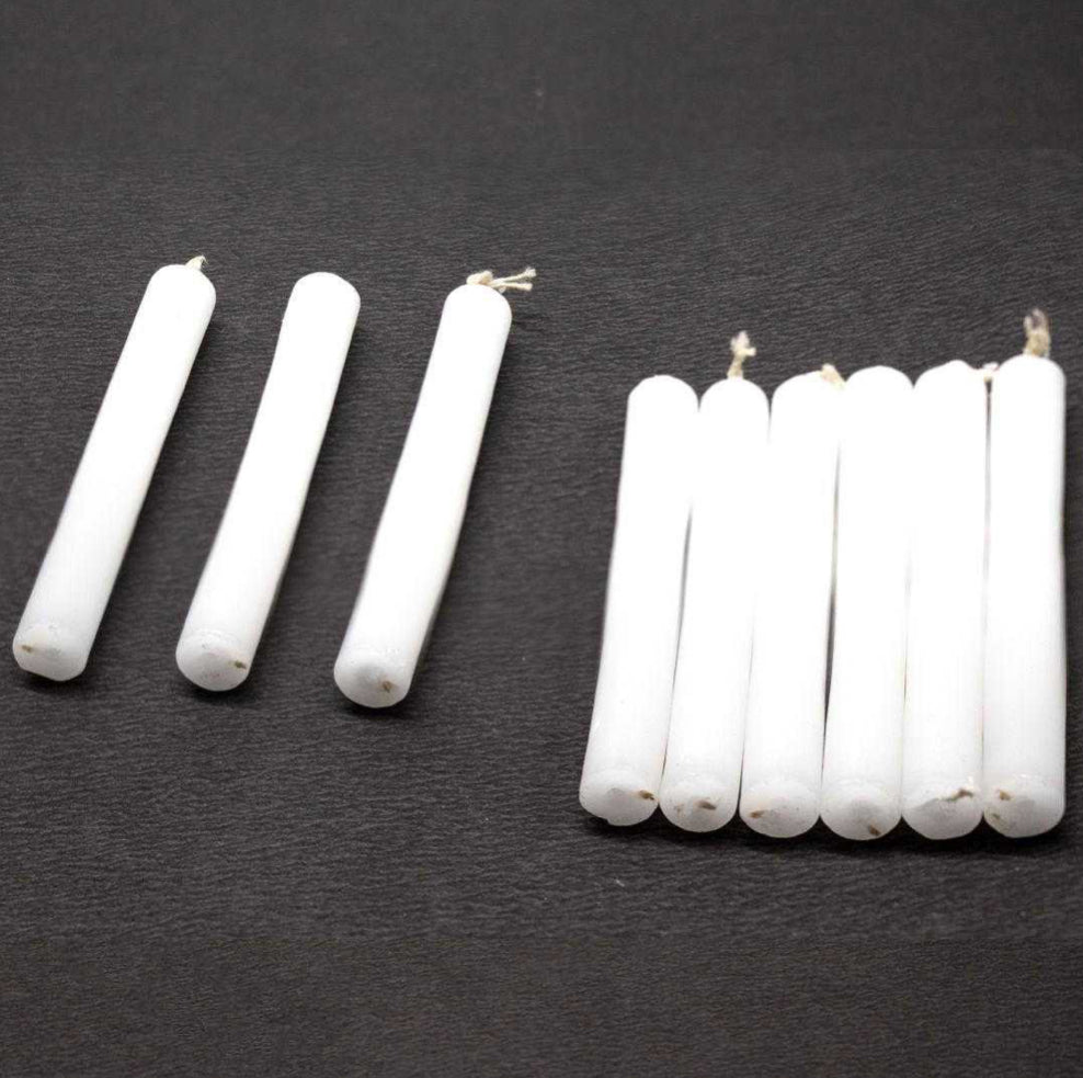 CHIME Set of 20 piece WHITE 4” ritual candles