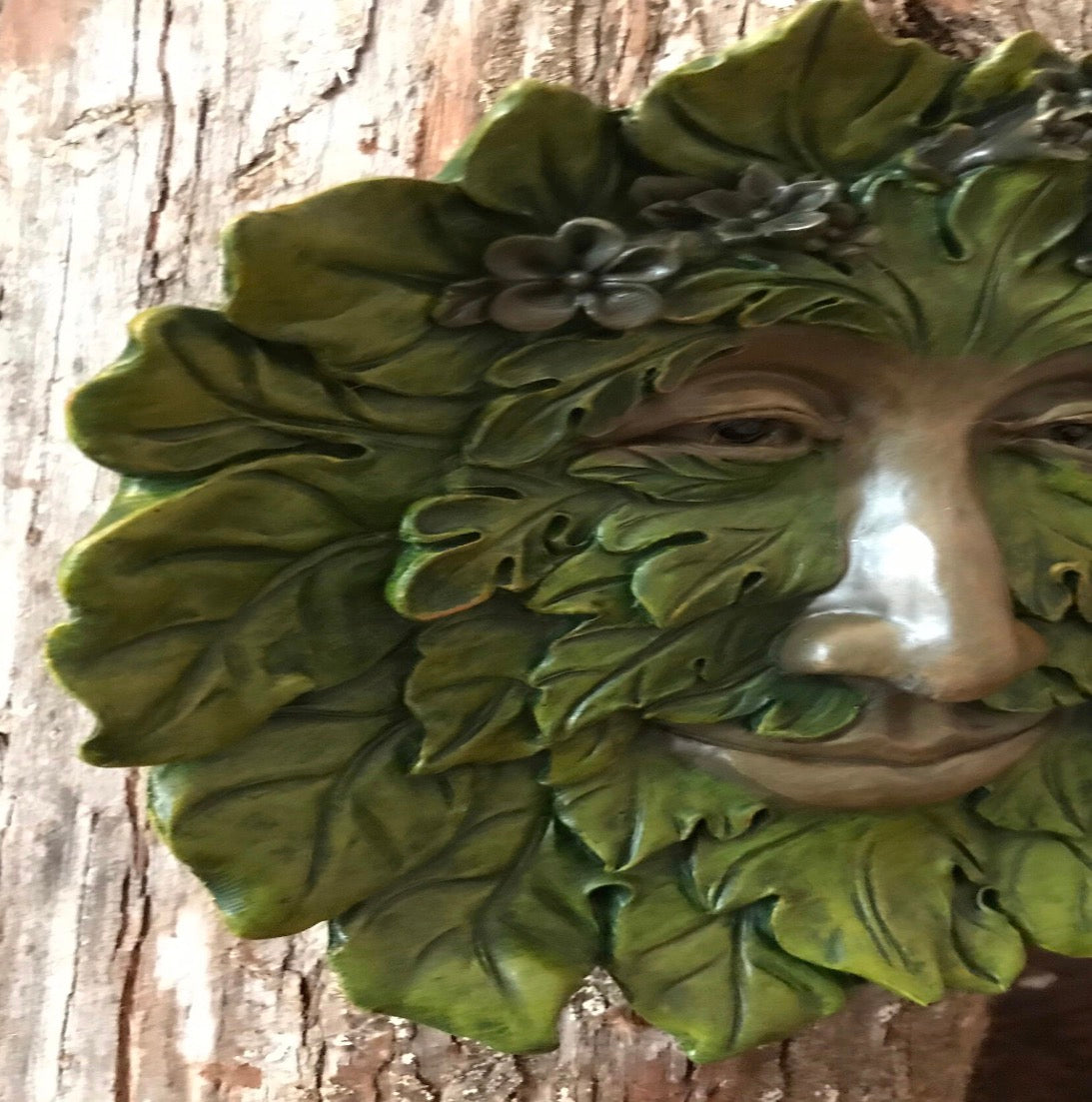 Greenman figure for your lawn decor fairy garden green man garden decoration