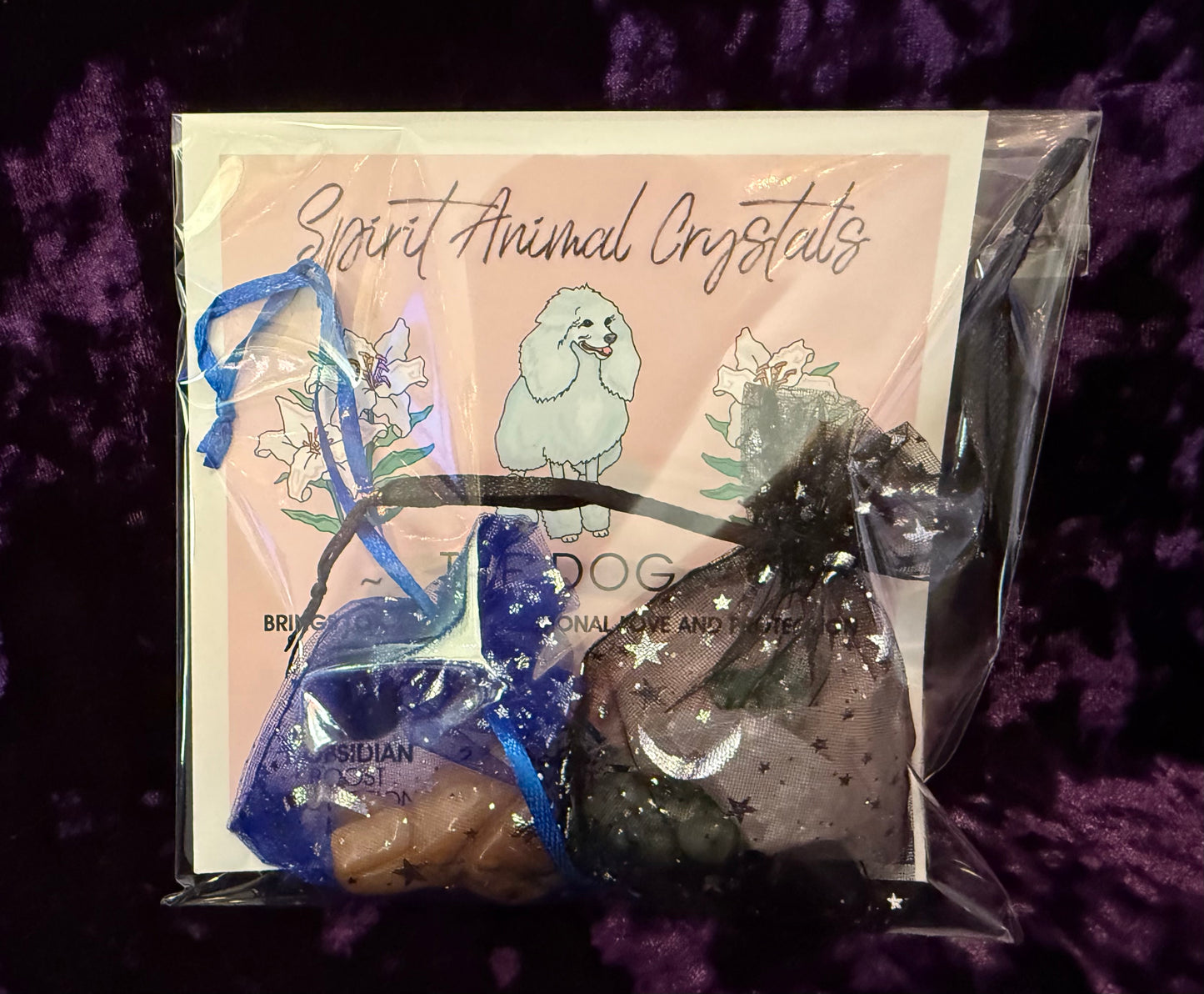 Spirit animal crystal gift set - The Dog
