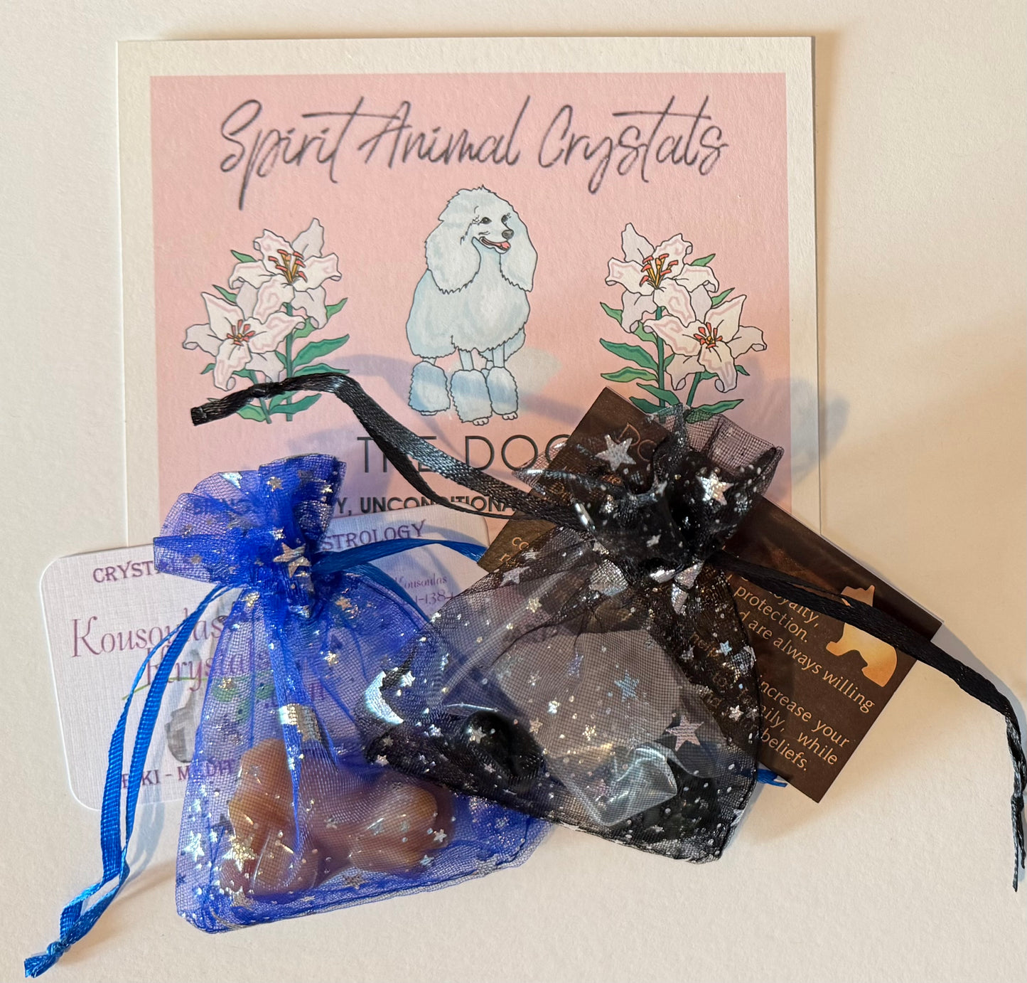 Spirit animal crystal gift set - The Dog