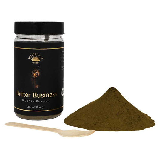 BETTER BUSINESS Empowerment Powder Incense - helps focus and deepen concentration during spiritual practices.