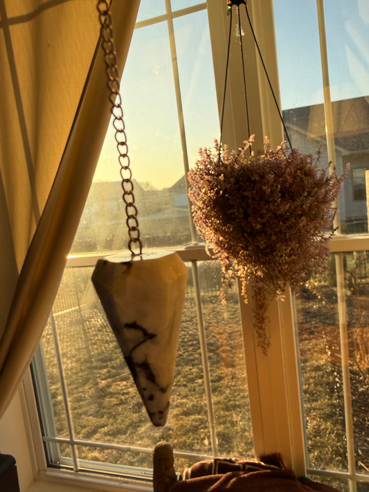 Beautiful Rainbow moonstone Pendulum for meditation, dowsing, Reiki etc