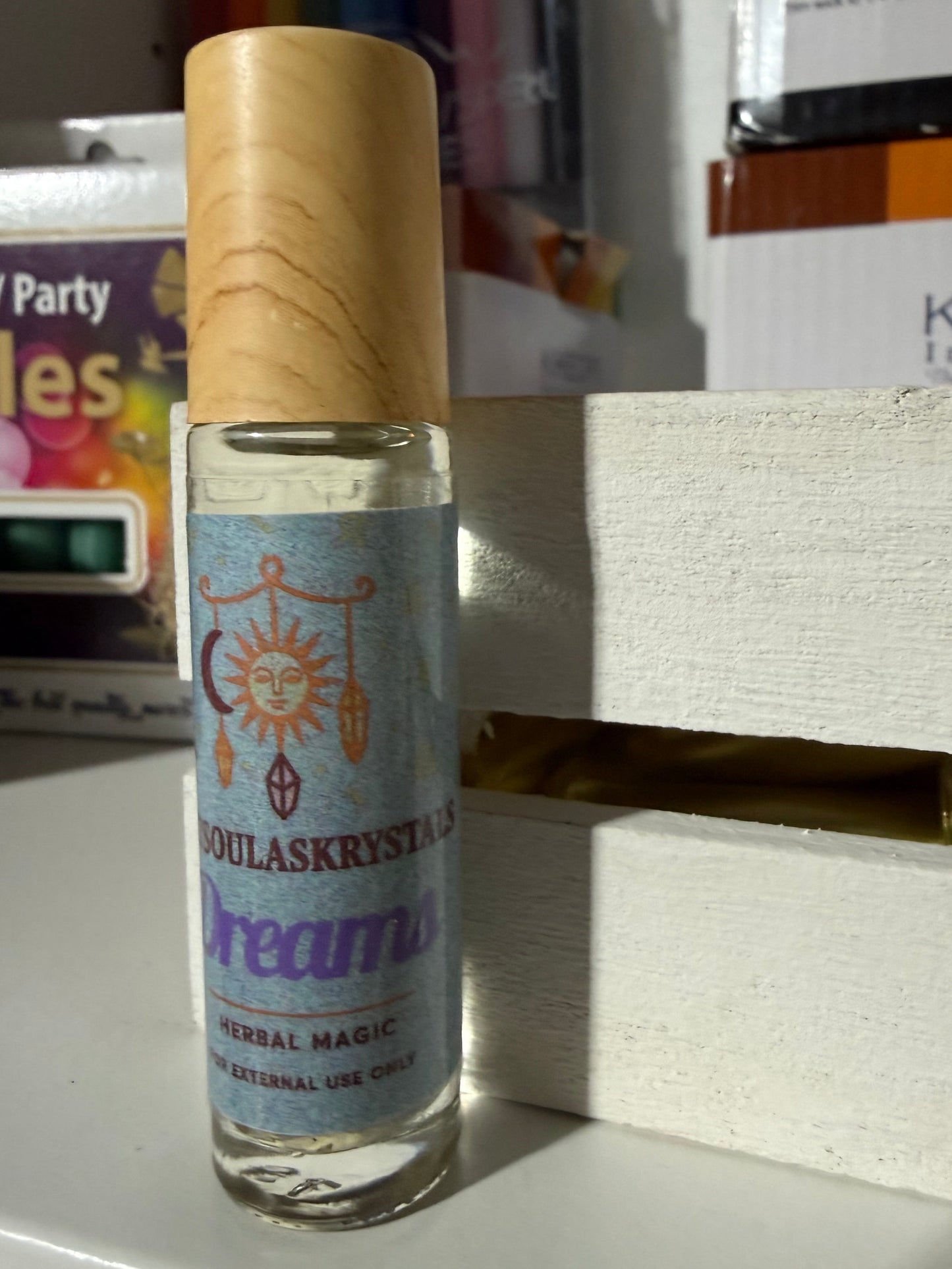 Dream Oil – Conjure Blend with Rainbow Fluorite