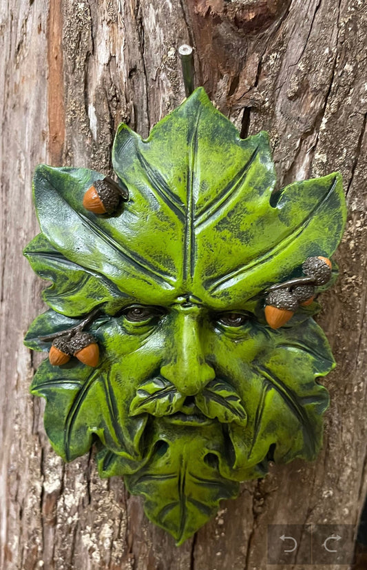 Acorn Greenman figure for your lawn decor fairy garden green man garden decoration