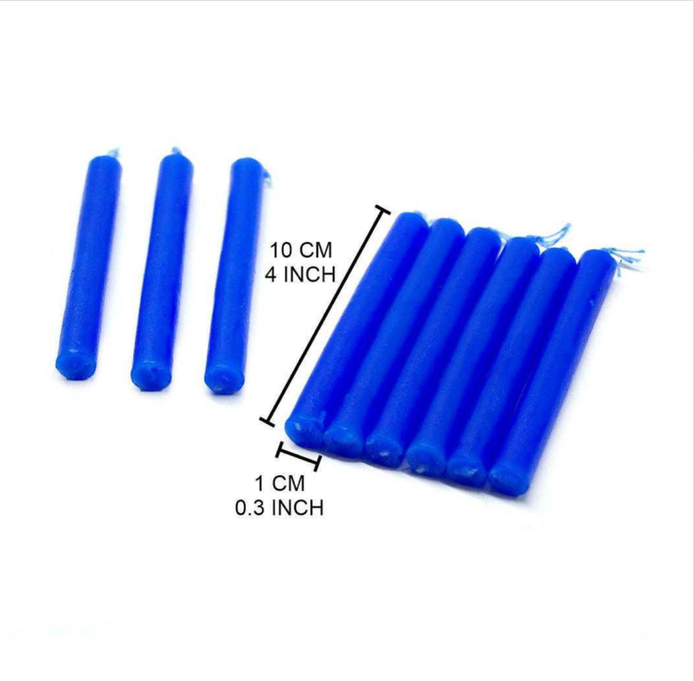 CHIME Set of 20 piece BLUE 4” ritual candles