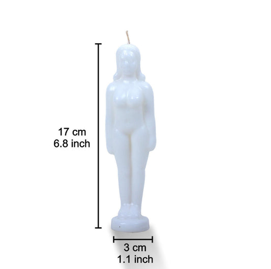 Ritual Candle - White Woman - approximately 7”