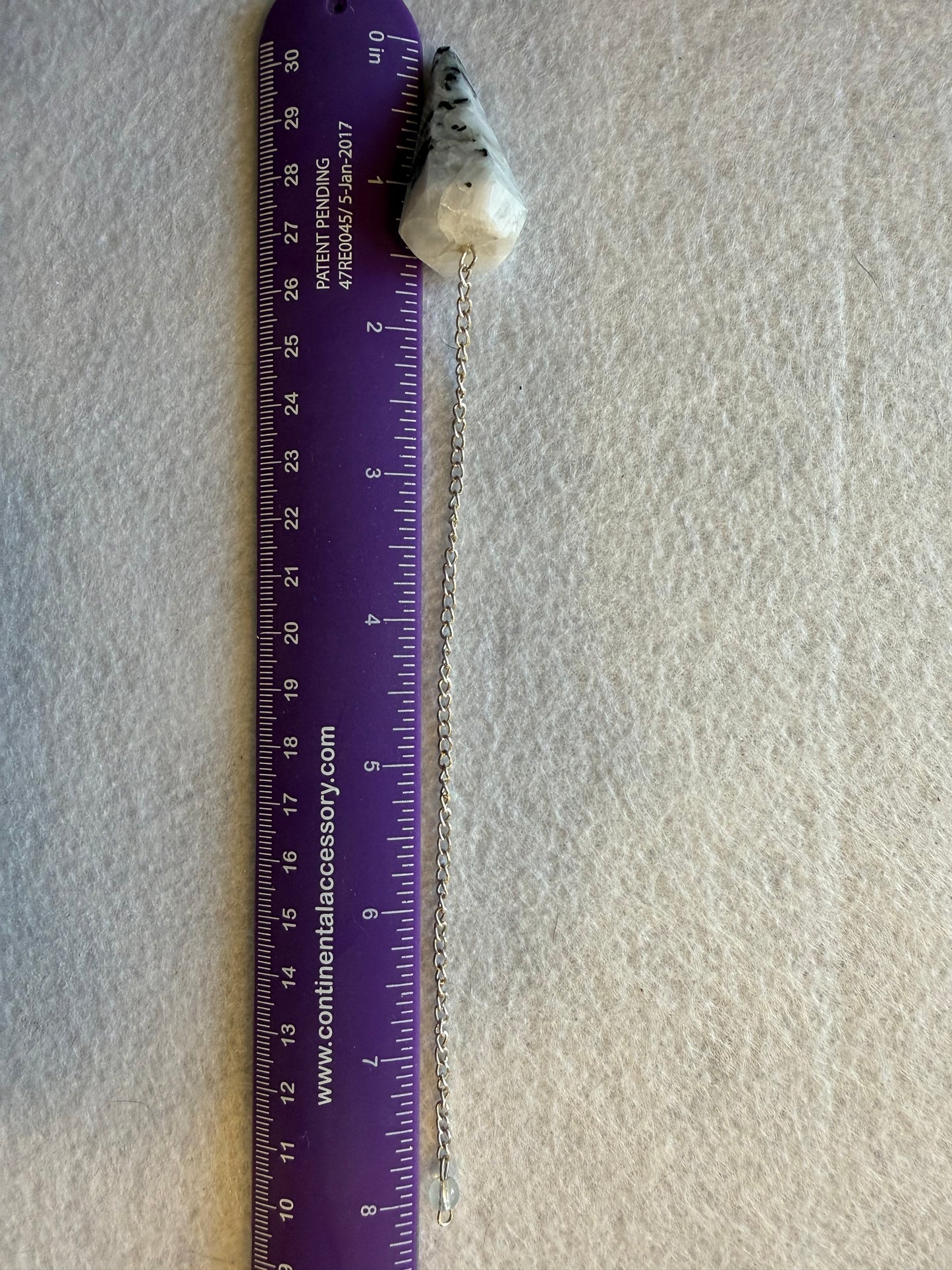 Beautiful Rainbow moonstone Pendulum for meditation, dowsing, Reiki etc