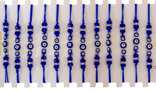 KNOW a SAFE Person! Protect yourself from evil thoughts, spells and ritual with the BLUE Evil Eye bracelet