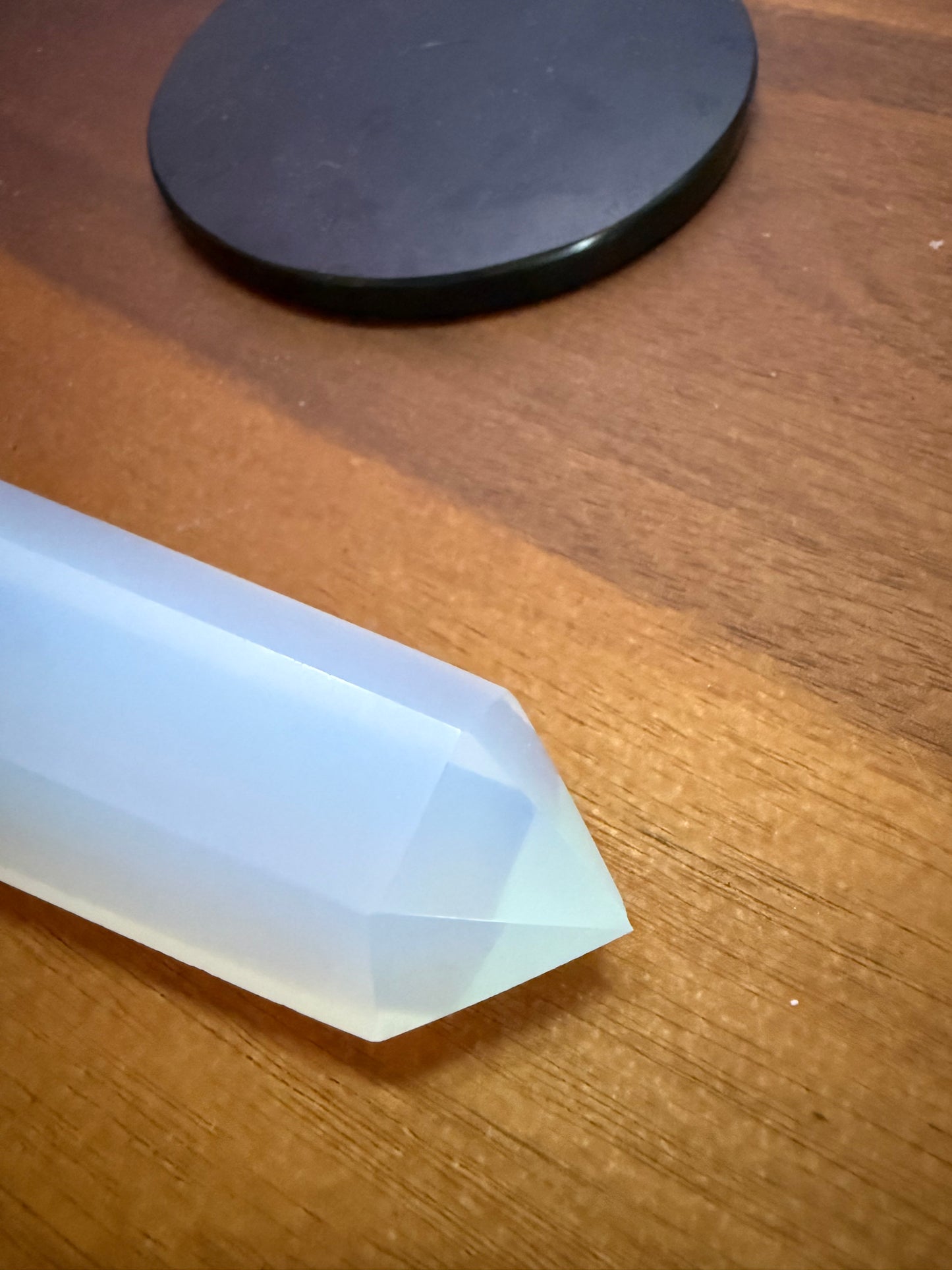 Opalite Polished Point approximately 3 1/8” & 2.7 ounces