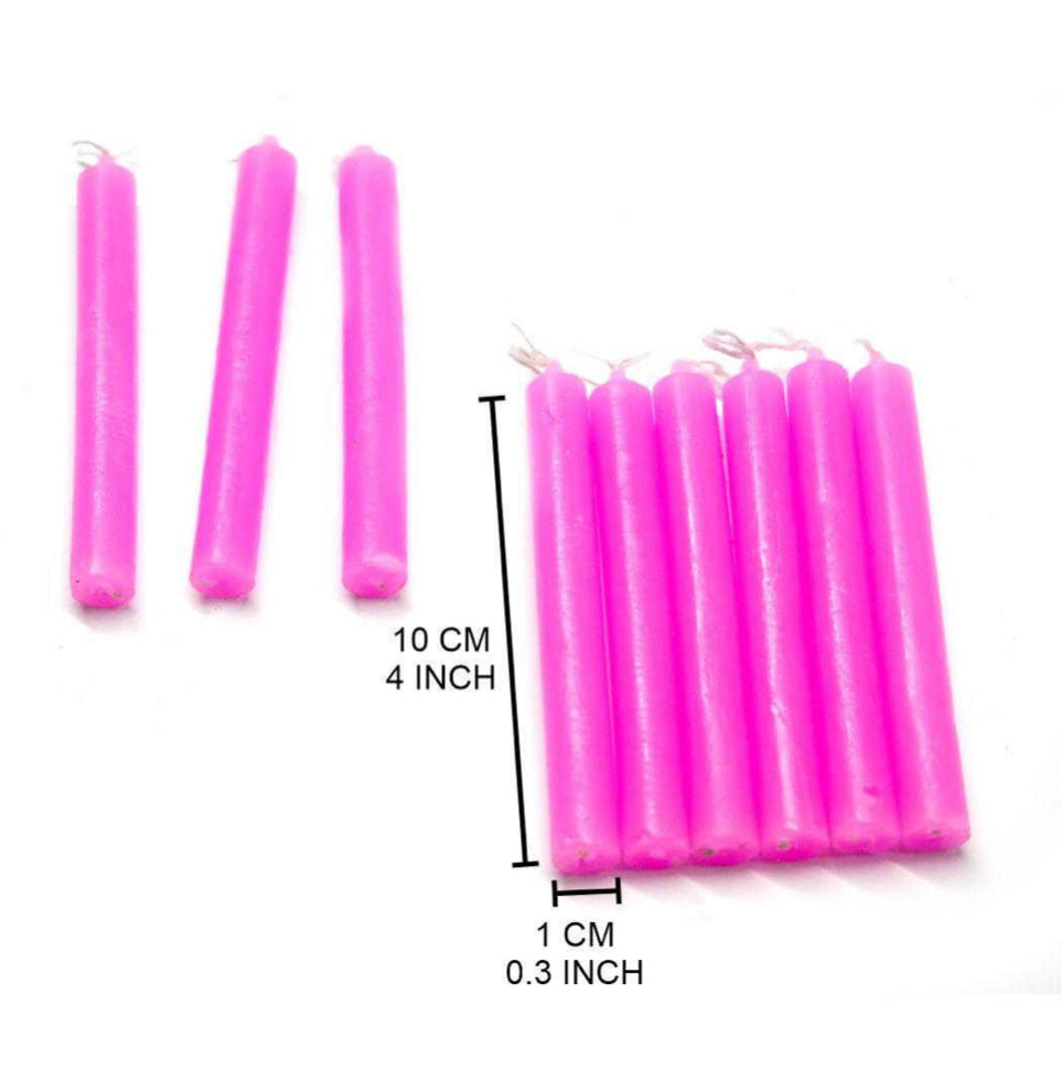 CHIME Set of 20 piece PINK 4” ritual candles -MINI