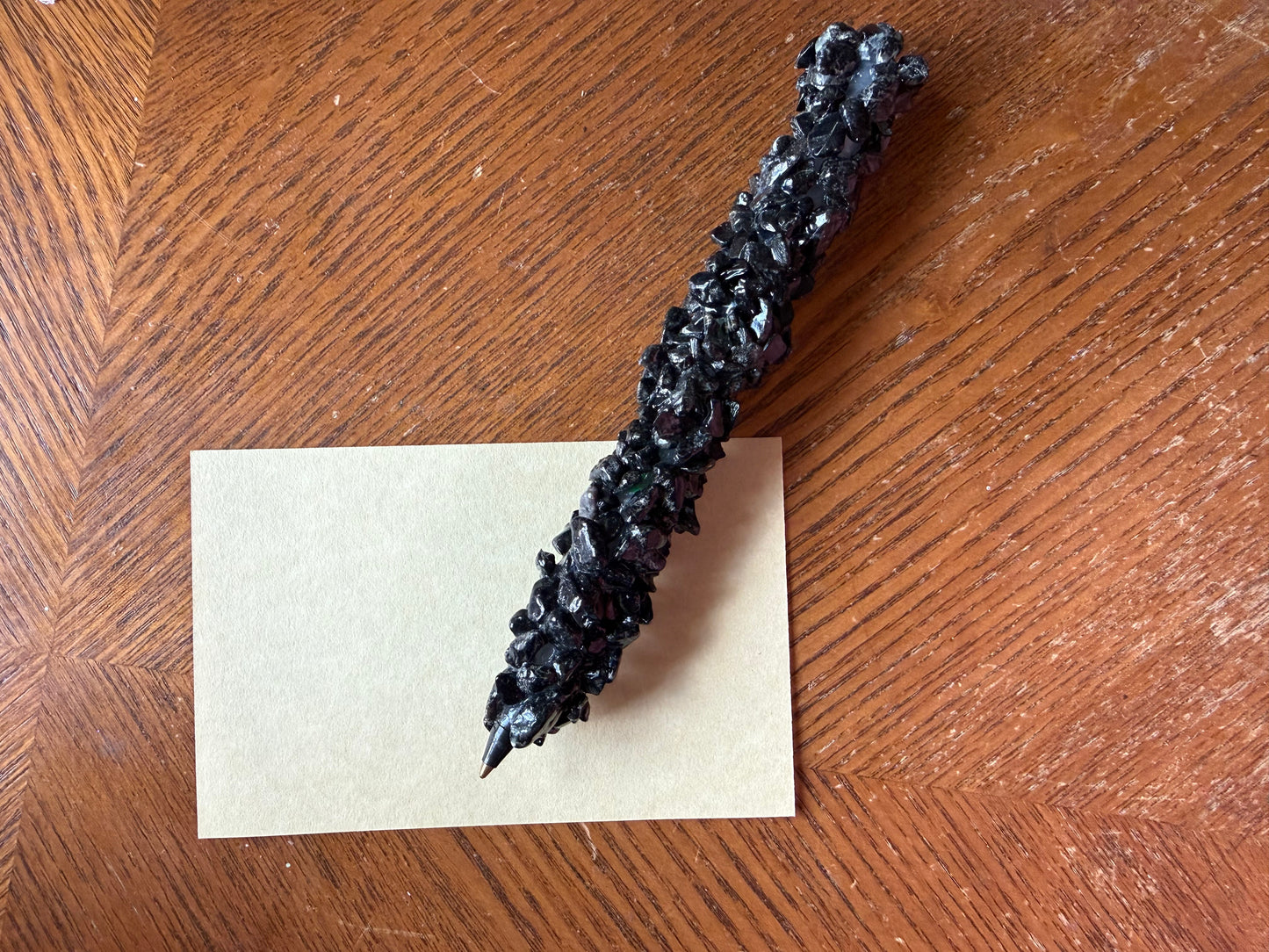 Black Tourmaline refillable pen! Perfect for writing Protection rituals.