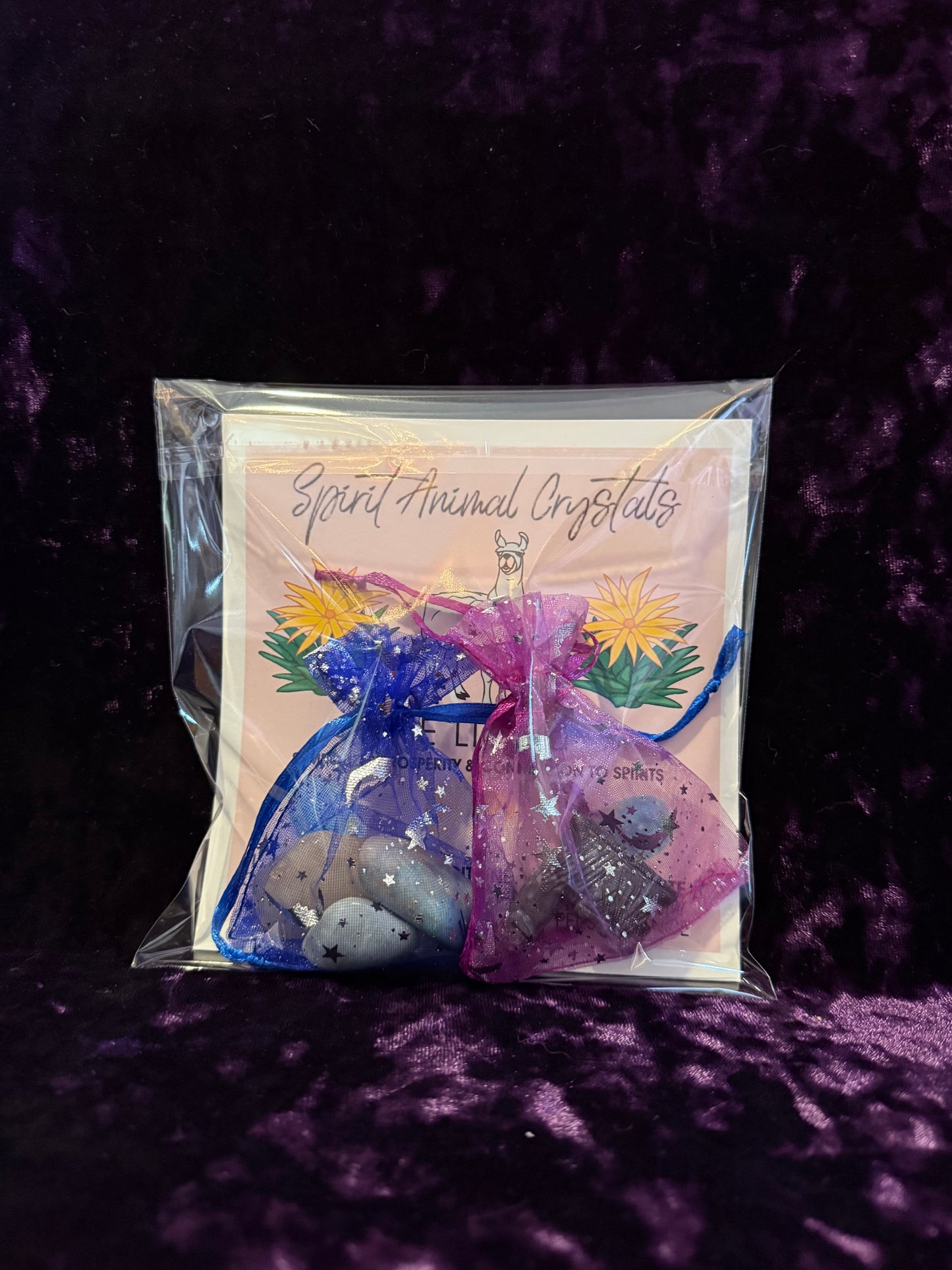 Spirit animal crystal gift set - The LLama