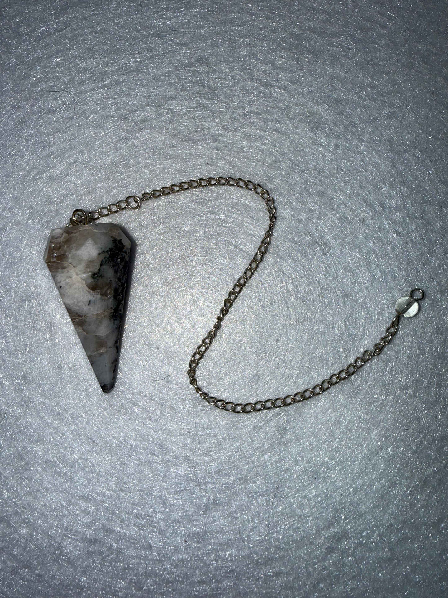 WOW! Rainbow moonstone Pendulum for meditation, dowsing, Reiki etc