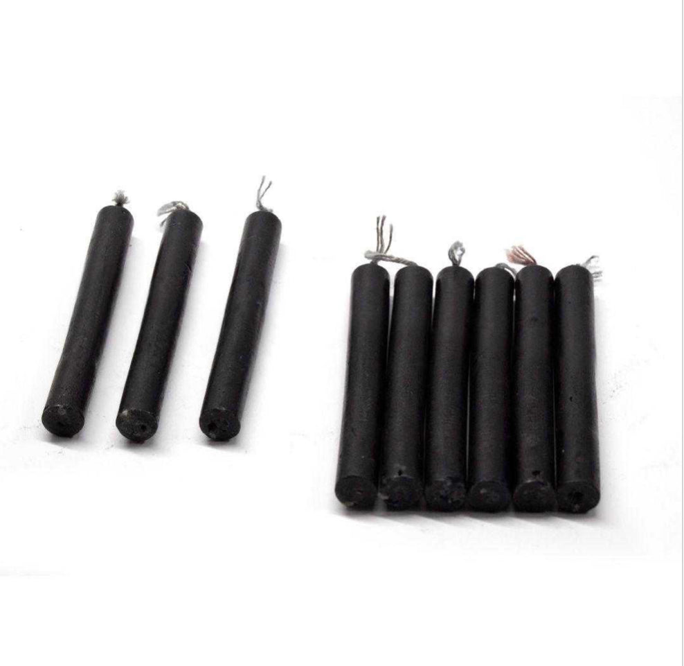 CHIME Set of 20 piece BLACK 4” ritual candles