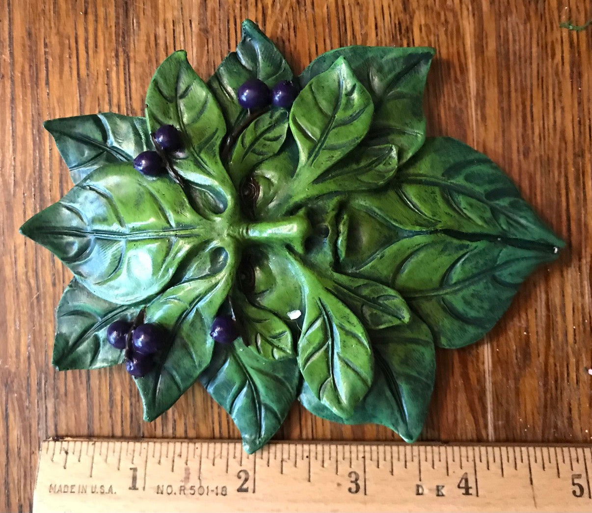 Blueberry Green man figure for your lawn decor fairy garden green man garden decoration