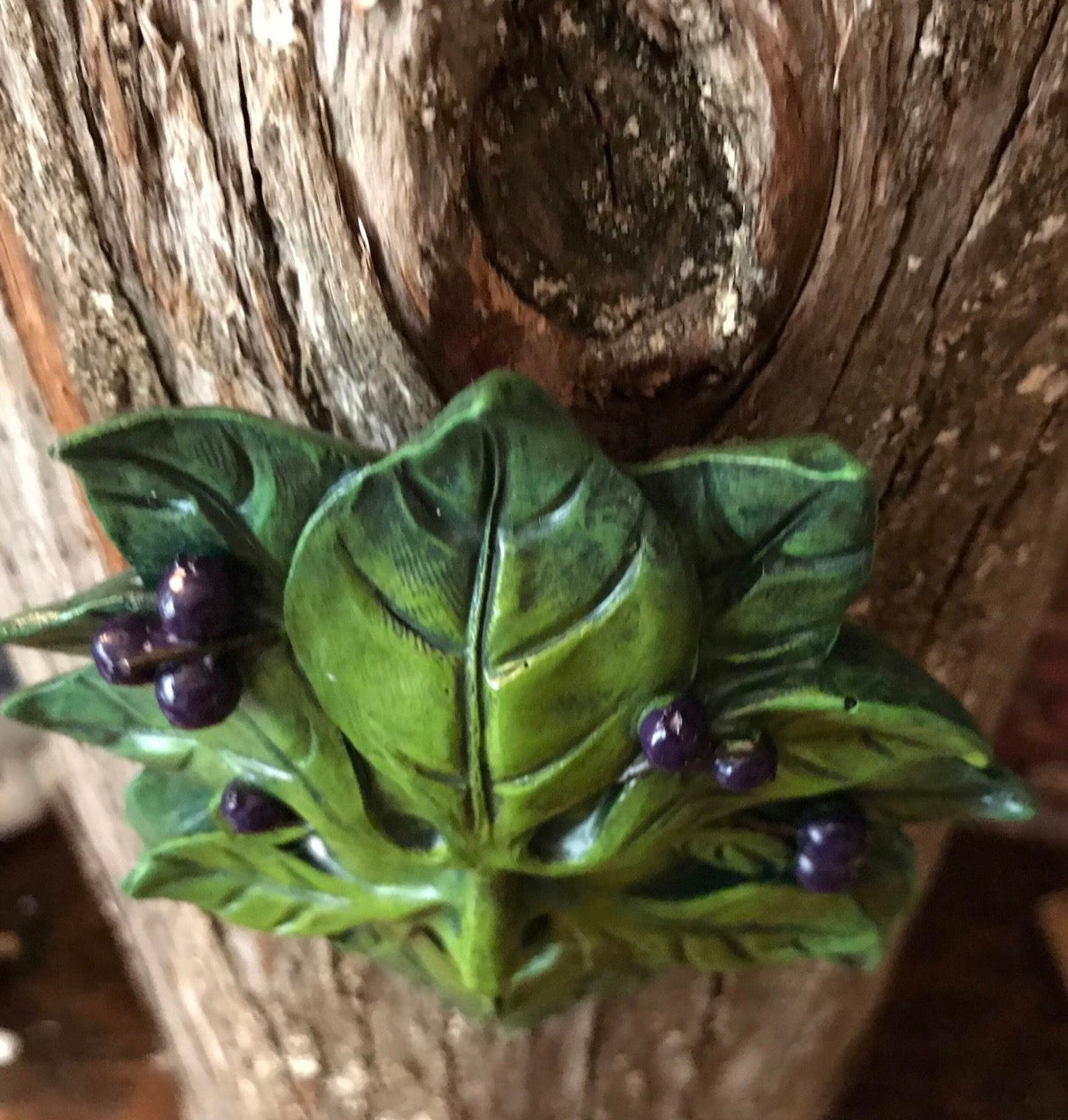 Blueberry Green man figure for your lawn decor fairy garden green man garden decoration