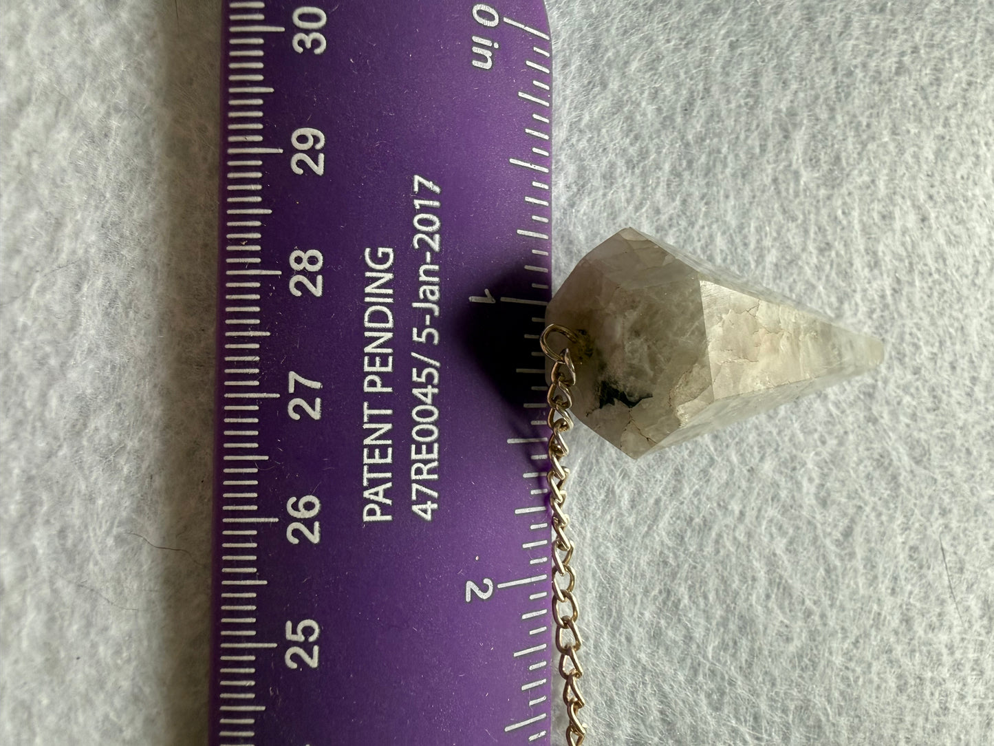 Beautiful Rainbow moonstone Pendulum for meditation, dowsing, Reiki etc