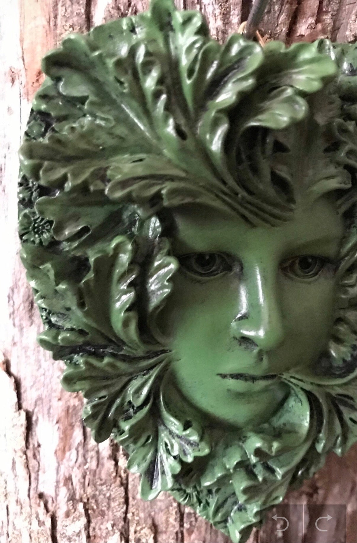 Primavera Green woman figure for your lawn decor fairy garden green woman garden decoration