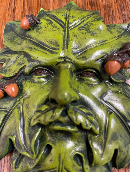 Acorn Greenman figure for your lawn decor fairy garden green man garden decoration