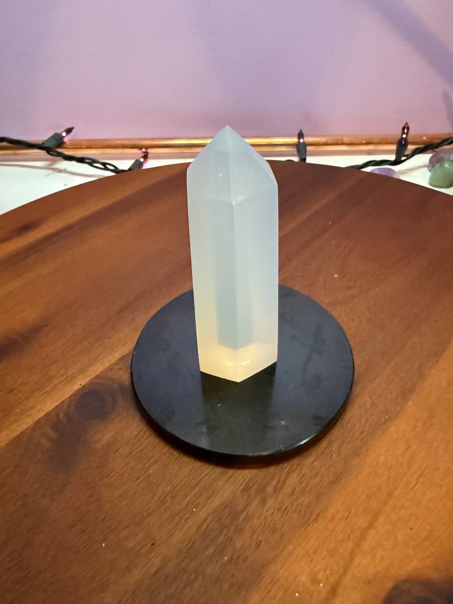 Opalite Polished Point approximately 3 1/8” & 2.7 ounces