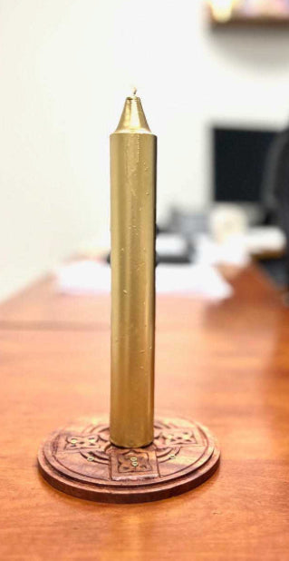 CHIME Set of 36 piece Gold 6” ritual candles