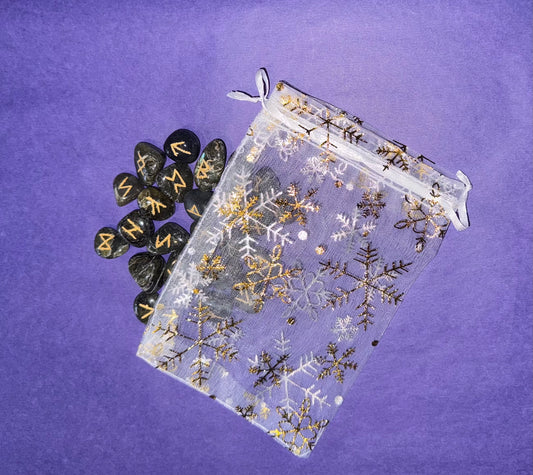 Magnificent Labradorite Runes Stones - 25 pieces