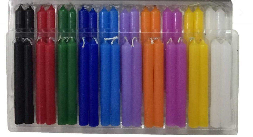 CHIME Set of 20 piece RED 4” ritual candles -MINI