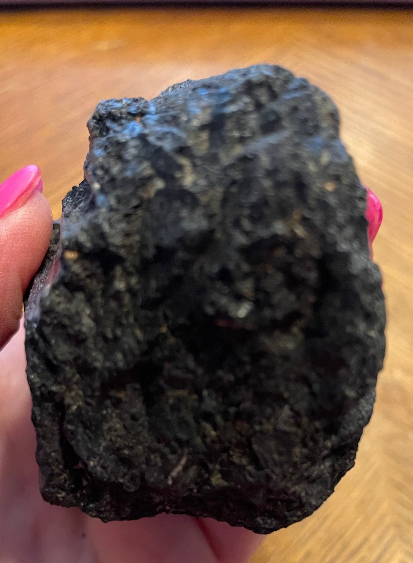 Black Tourmaline raw piece 13.7 oz