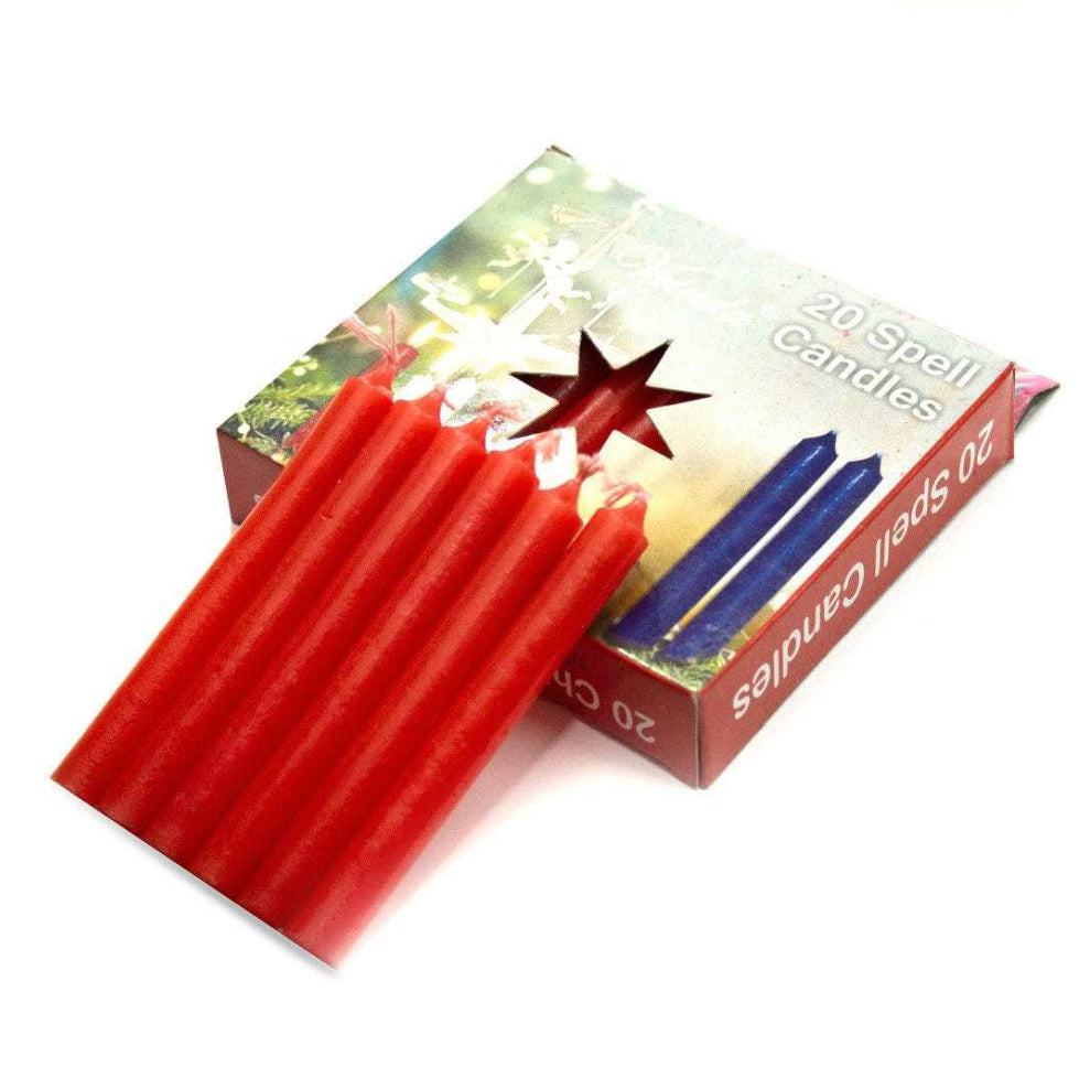 CHIME Set of 20 piece RED 4” ritual candles -MINI