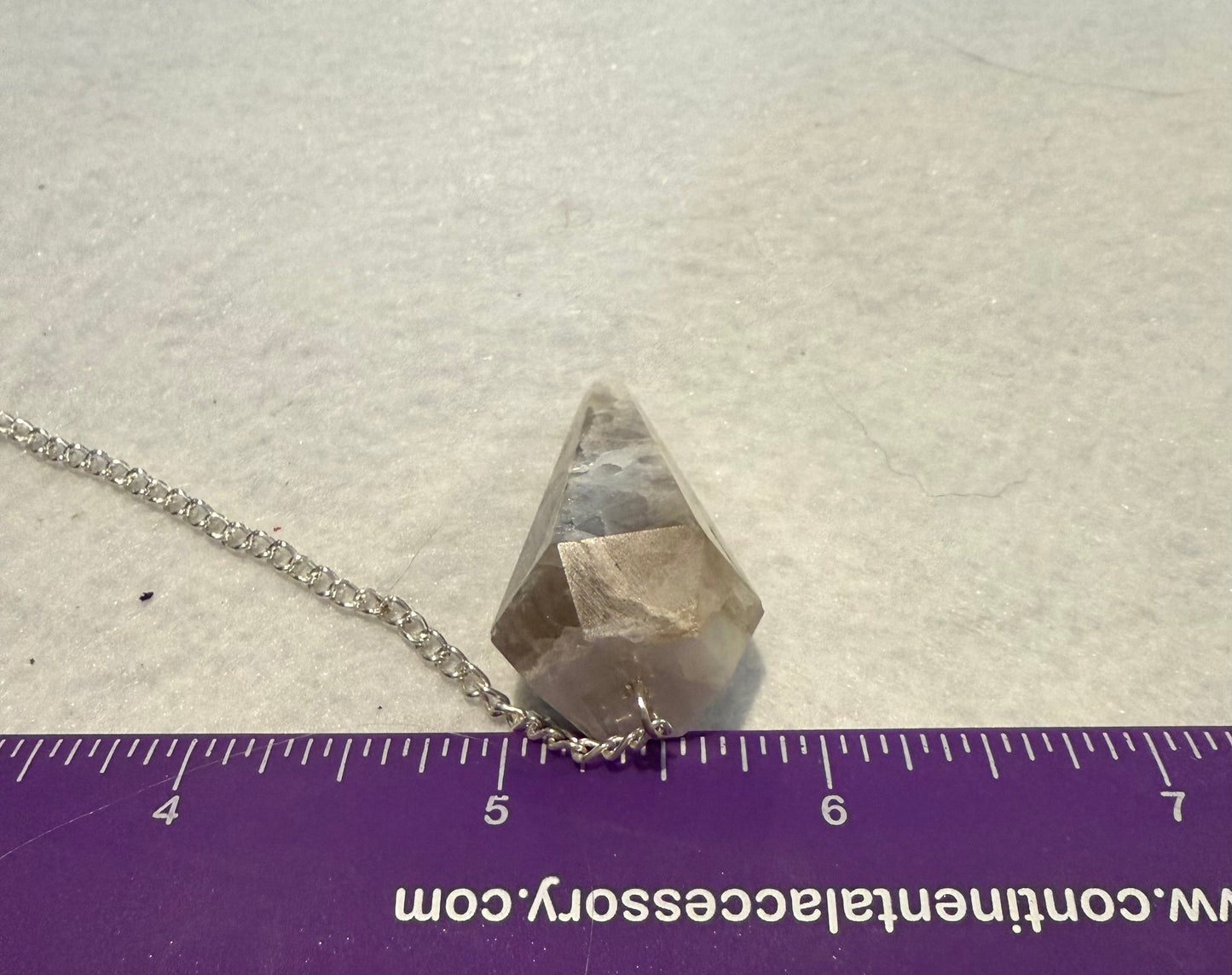 WOW! Rainbow moonstone Pendulum for meditation, dowsing, Reiki etc