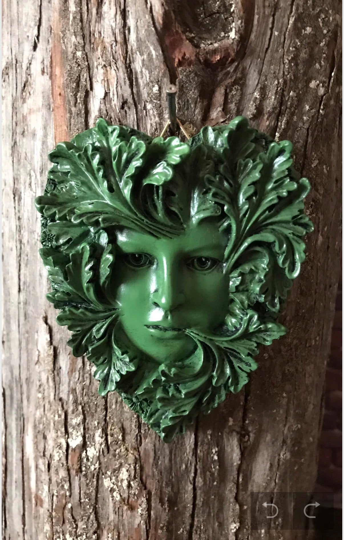 Primavera Green woman figure for your lawn decor fairy garden green woman garden decoration