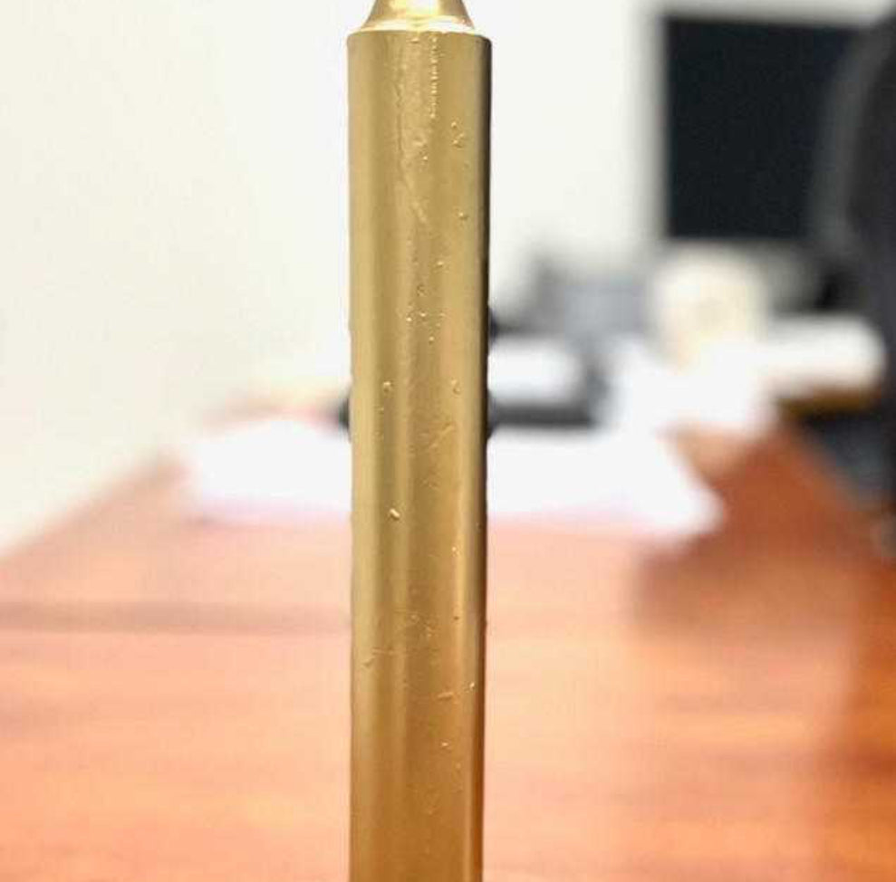 CHIME Set of 36 piece Gold 6” ritual candles