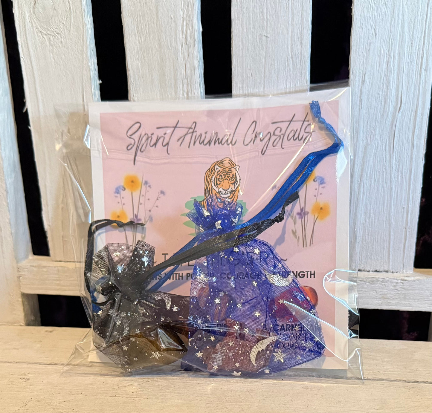 Spirit animal crystal gift set - The Tiger