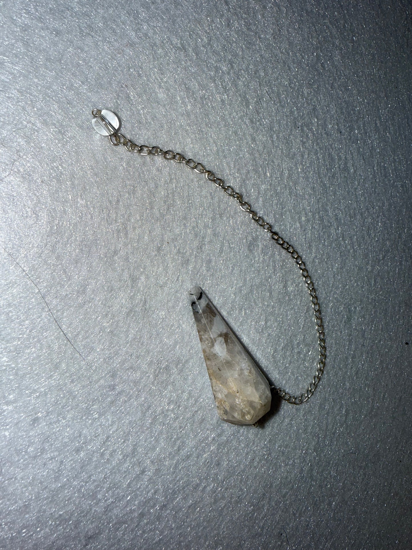 Beautiful Rainbow moonstone Pendulum for meditation, dowsing, Reiki etc