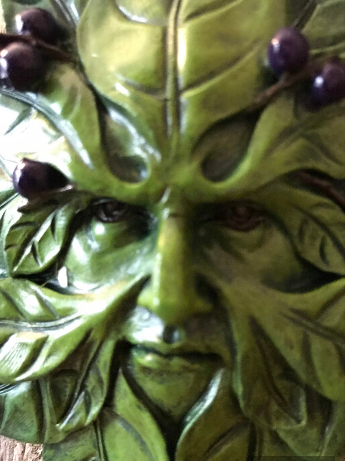 Blueberry Green man figure for your lawn decor fairy garden green man garden decoration