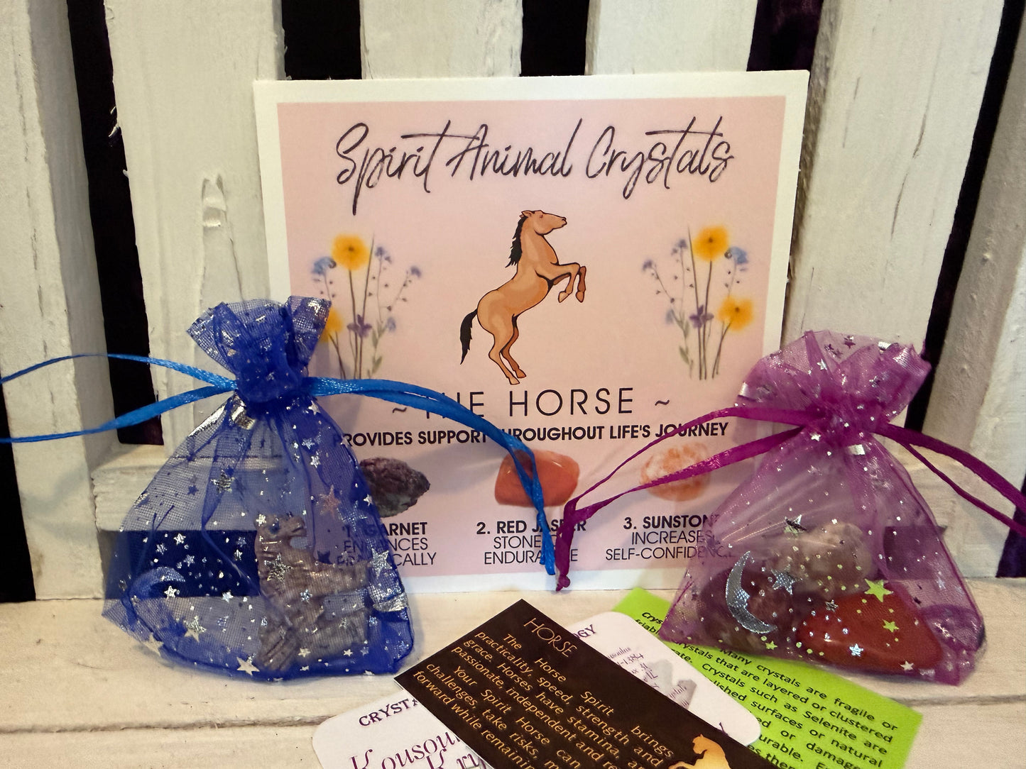 Spirit animal crystal gift set - The Horse