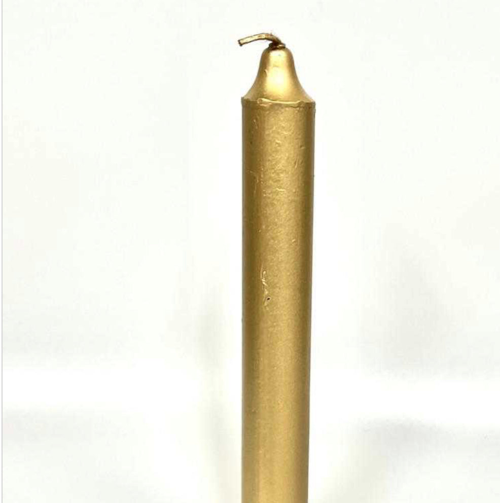 CHIME Set of 36 piece Gold 6” ritual candles