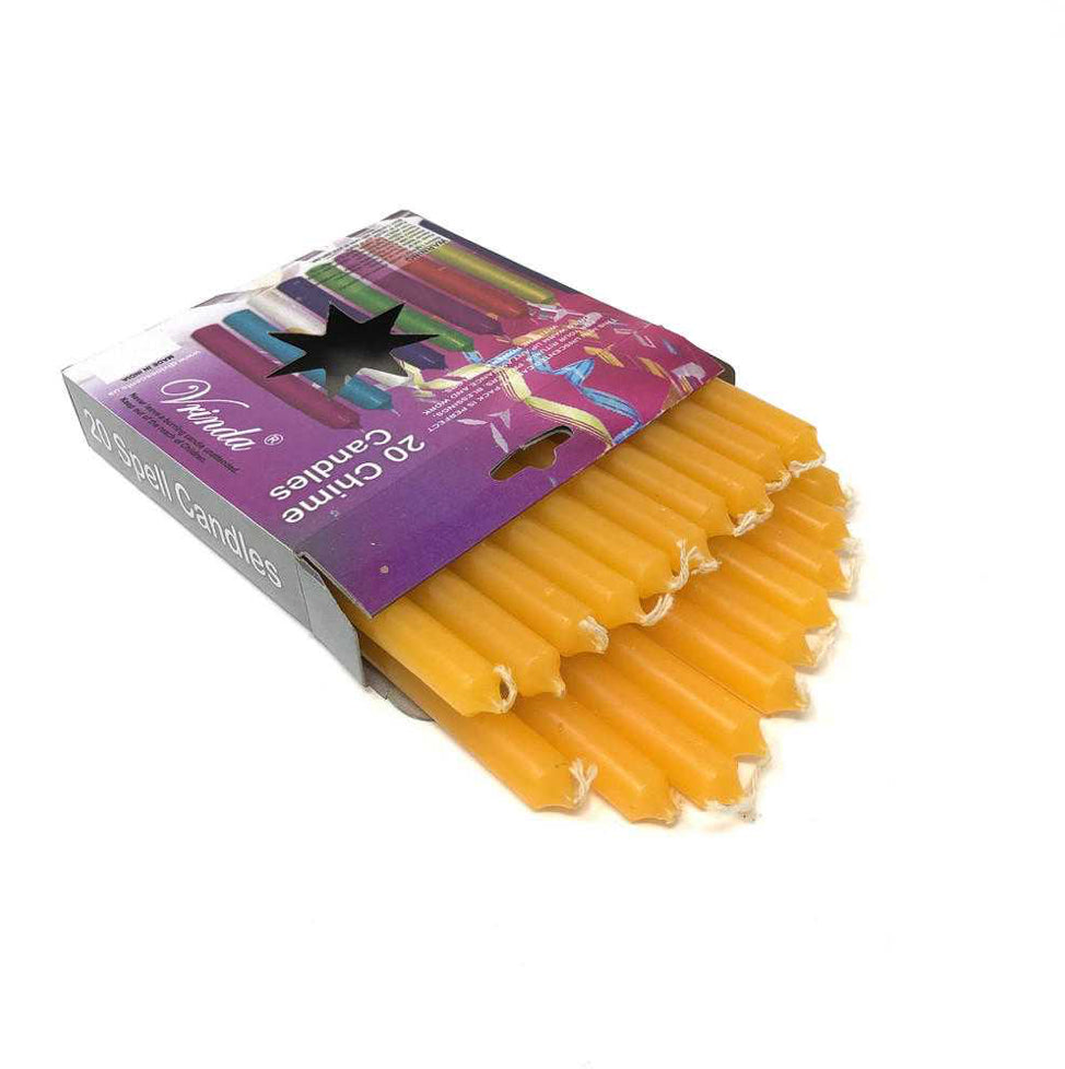 CHIME Set of 20 piece ORANGE 4” ritual candles -MINI