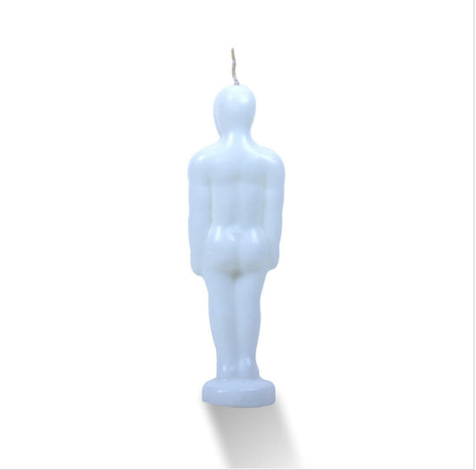 Ritual Candle - White Man - approximately 7”