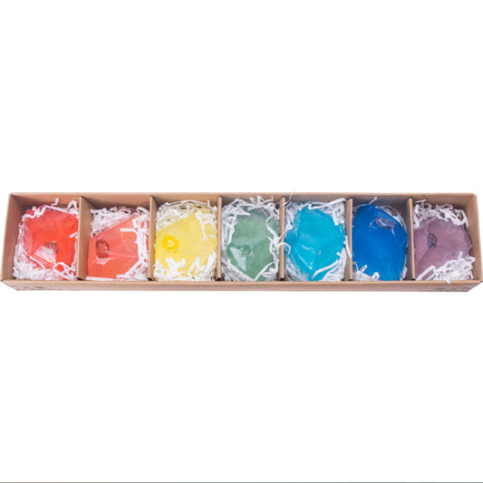 Crystal Infused Soap - 7 Chakras - 7 pieces