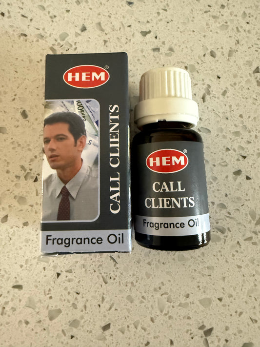 HEM Call Clients fragrance oil