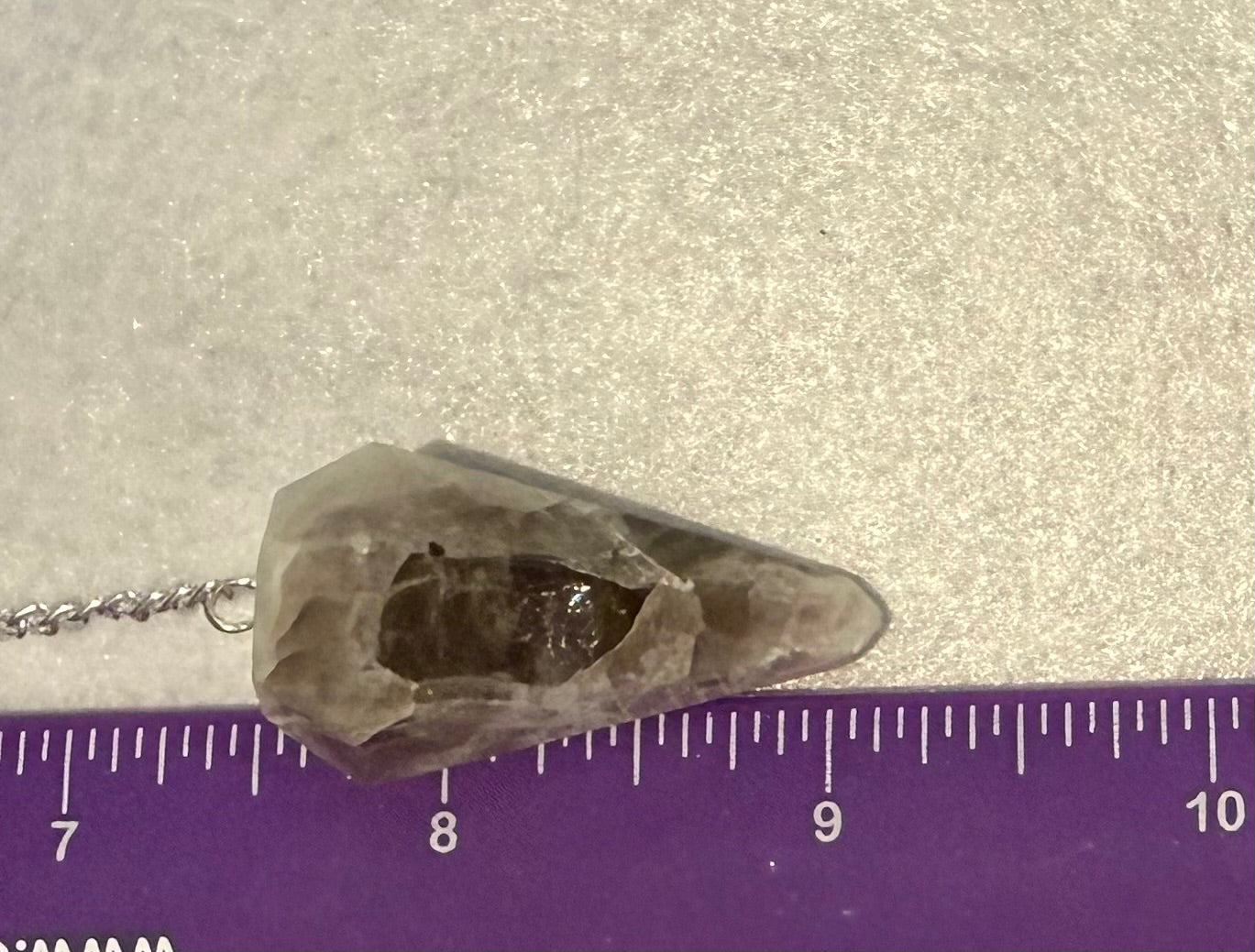 WOW! Rainbow moonstone Pendulum for meditation, dowsing, Reiki etc