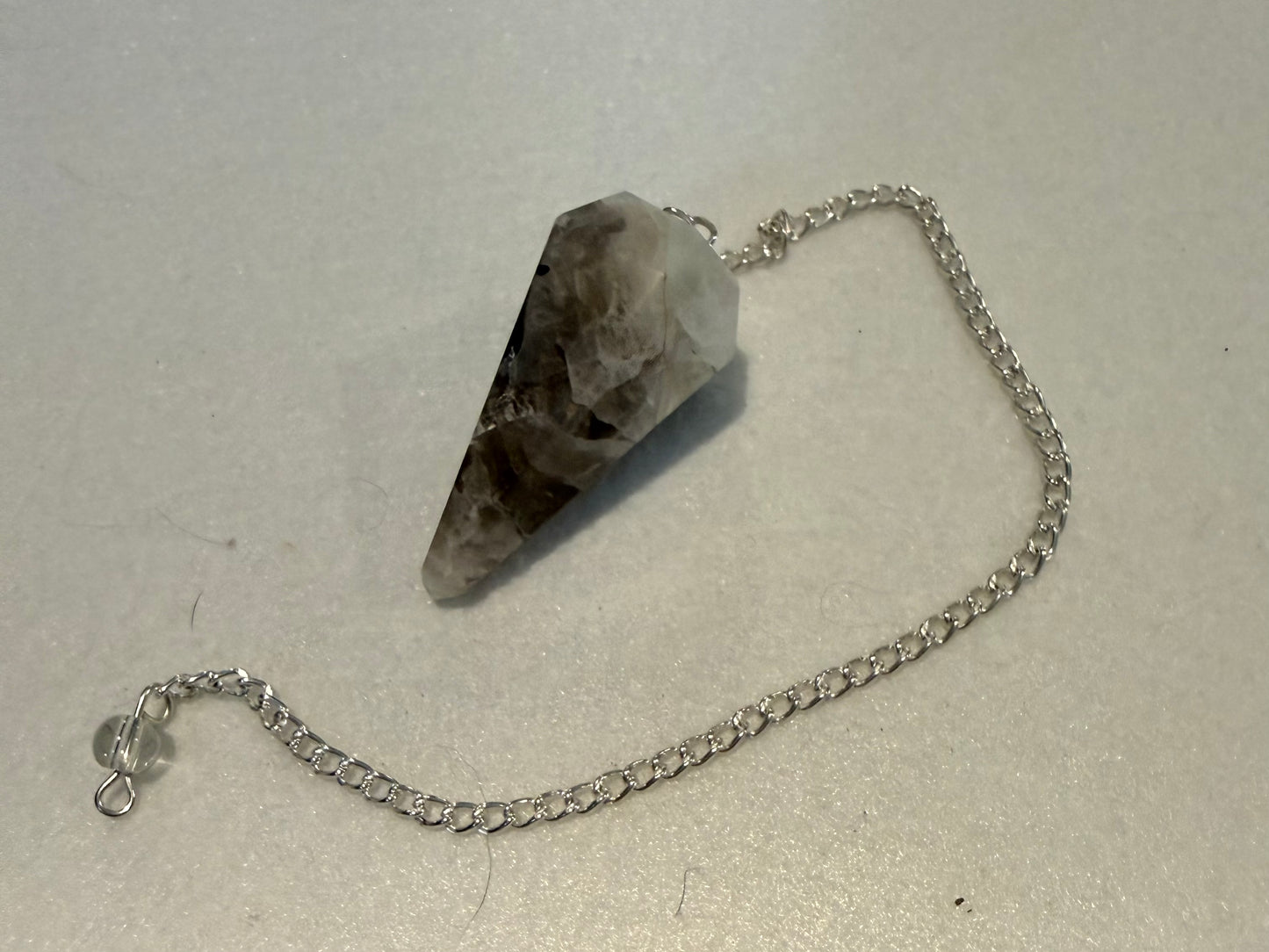 WOW! Rainbow moonstone Pendulum for meditation, dowsing, Reiki etc