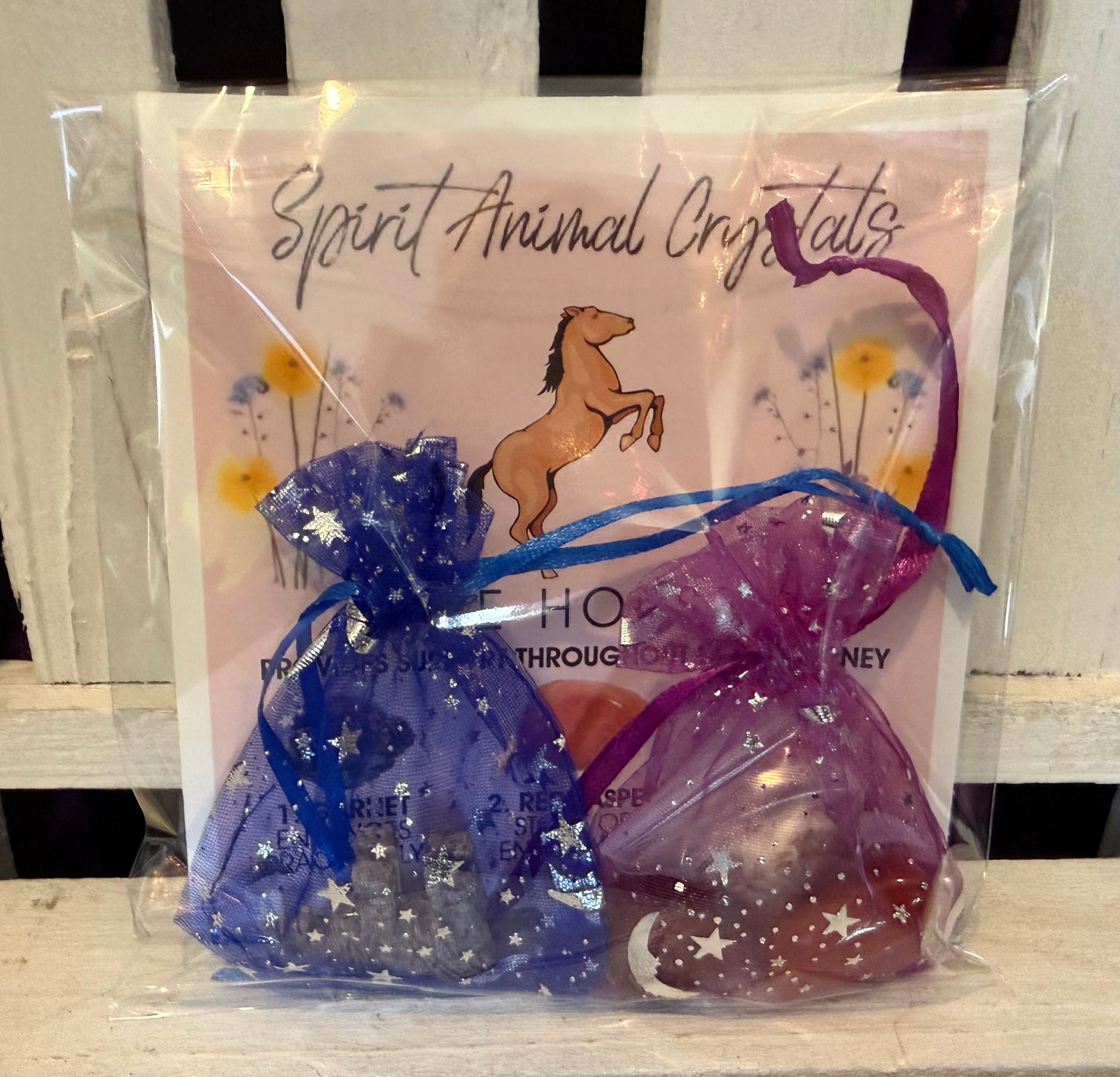 Spirit animal crystal gift set - The Horse